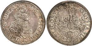 1 Thaler Augsburgo (1276 - 1803) Plata Ferdinand III, Holy Roman Emperor (1608-1657)