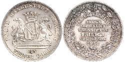 1 Thaler Bremen (estado) Plata 