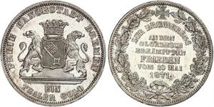 1 Thaler Bremen (estado) Plata 