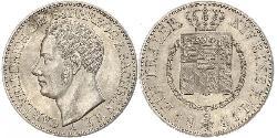 1 Thaler Ducado de Sajonia-Weimar-Eisenach (1809 - 1918) Plata Carlos Federico de Sajonia-Weimar-Eisenach