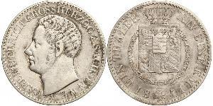 1 Thaler Ducado de Sajonia-Weimar-Eisenach (1809 - 1918) Plata Carlos Federico de Sajonia-Weimar-Eisenach