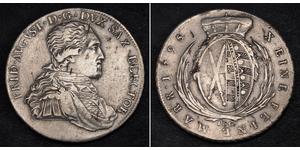 1 Thaler Electorado de Sajonia (1356 - 1806) Plata Federico Augusto I de Sajonia