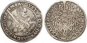 1 Thaler Electorado de Sajonia (1356 - 1806) Plata 