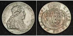1 Thaler Electorado de Sajonia (1356 - 1806) Plata Federico Augusto I de Sajonia