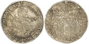 1 Thaler Electorado de Sajonia (1356 - 1806) Plata 