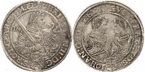 1 Thaler Electorado de Sajonia (1356 - 1806) Plata Christian II de Sajonia
