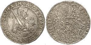 1 Thaler Electorado de Sajonia (1356 - 1806) Plata 