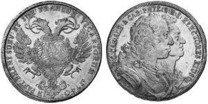 1 Thaler Electorate of Bavaria (1623 - 1806) Plata 