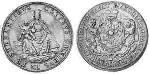 1 Thaler Electorate of Bavaria (1623 - 1806) Plata 