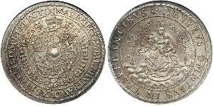 1 Thaler Electorate of Bavaria (1623 - 1806) Plata 