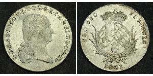 1 Thaler Electorate of Bavaria (1623 - 1806) Plata 