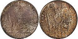 1 Thaler Free Imperial City of Nuremberg (1219 - 1806) Plata 