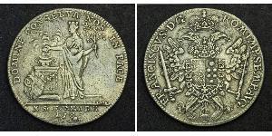1 Thaler Free Imperial City of Nuremberg (1219 - 1806) Plata 