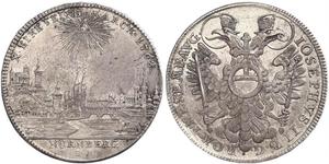 1 Thaler Free Imperial City of Nuremberg (1219 - 1806) Plata 