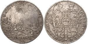 1 Thaler Free Imperial City of Nuremberg (1219 - 1806) Plata 