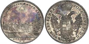 1 Thaler Free Imperial City of Nuremberg (1219 - 1806) Plata 
