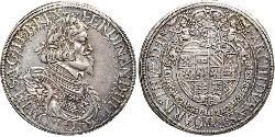1 Thaler Habsburg Empire (1526-1804) Plata Ferdinand III, Holy Roman Emperor (1608-1657)