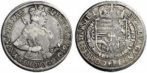 1 Thaler Habsburg Empire (1526-1804) Plata Leopoldo V de Habsburgo (1586 – 1632)