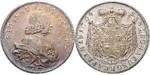 1 Thaler Habsburg Empire (1526-1804) Plata Sigismund von Schrattenbach