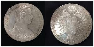 1 Thaler Habsburg Empire (1526-1804) / Austria Plata Maria Theresa of Austria (1717 - 1780)