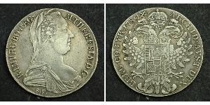 1 Thaler Habsburg Empire (1526-1804) / Austria Plata Maria Theresa of Austria (1717 - 1780)