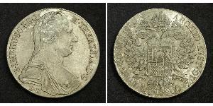 1 Thaler Habsburg Empire (1526-1804) / Austria Plata Maria Theresa of Austria (1717 - 1780)