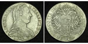 1 Thaler Habsburg Empire (1526-1804) / Austria Plata Maria Theresa of Austria (1717 - 1780)