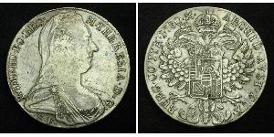 1 Thaler Habsburg Empire (1526-1804) / Austria Plata Maria Theresa of Austria (1717 - 1780)