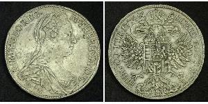 1 Thaler Habsburg Empire (1526-1804) / Austria Plata Maria Theresa of Austria (1717 - 1780)