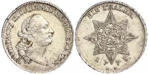 1 Thaler Hesse-Darmstadt (1806 - 1918) Plata 