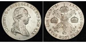 1 Thaler Imperio austríaco (1804-1867) Plata 