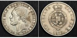 1 Thaler Mecklemburgo-Schwerin (1352-1918) Plata Federico Guillermo de Mecklemburgo-Strelitz