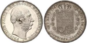 1 Thaler Mecklemburgo-Schwerin (1352-1918) Plata Federico Francisco II de Mecklemburgo-Schwerin