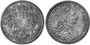 1 Thaler Principado de Ansbach (1398–1792) Plata 