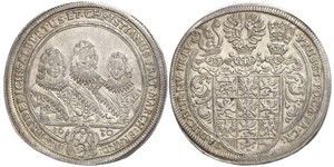 1 Thaler Principado de Ansbach (1398–1792) Plata 
