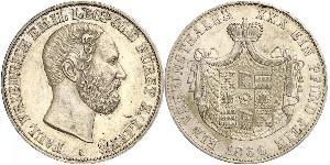 1 Thaler Principado de Lippe (1123 - 1918) Plata Leopoldo III de Lippe