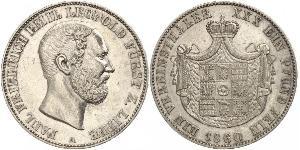 1 Thaler Principado de Lippe (1123 - 1918) Plata Leopoldo III de Lippe