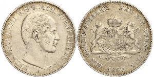1 Thaler Principado de Reuss (línea mayor) (1778 - 1918) Plata Enrique LXVII de Reuss (línea menor)