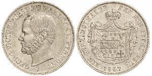 1 Thaler Principado de Waldeck (1180 - 1918) Plata Jorge Víctor de Waldeck-Pyrmont (1831 - 1893)