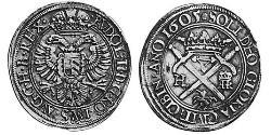 1 Thaler Principality of Transylvania (1571-1711) Plata 