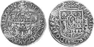 1 Thaler Principality of Transylvania (1571-1711) Plata 