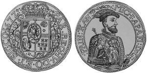 1 Thaler Principality of Transylvania (1571-1711) Plata 