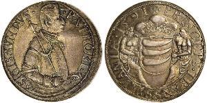 1 Thaler Principality of Transylvania (1571-1711) Plata Segismundo Báthory (1572 -1613)