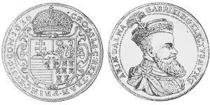 1 Thaler Principality of Transylvania (1571-1711) Plata 
