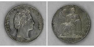 1 Thaler Reino de Baviera (1806 - 1918) Plata Luis I de Baviera(1786 – 1868)