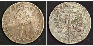 1 Thaler Reino de Francia (843-1791) Plata Carlos V, Emperador del Sacro Imperio Romano (1500-1558)