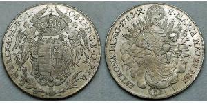 1 Thaler Reino de Hungría (1000-1918) Plata Maria Theresa of Austria (1717 - 1780)
