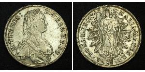 1 Thaler Reino de Hungría (1000-1918) Plata Maria Theresa of Austria (1717 - 1780)