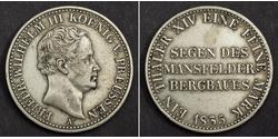 1 Thaler Reino de Prusia (1701-1918) Plata Federico Guillermo III de Prusia (1770 -1840)