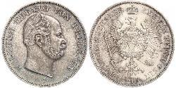 1 Thaler Reino de Prusia (1701-1918) Plata Wilhelm I, German Emperor (1797-1888)